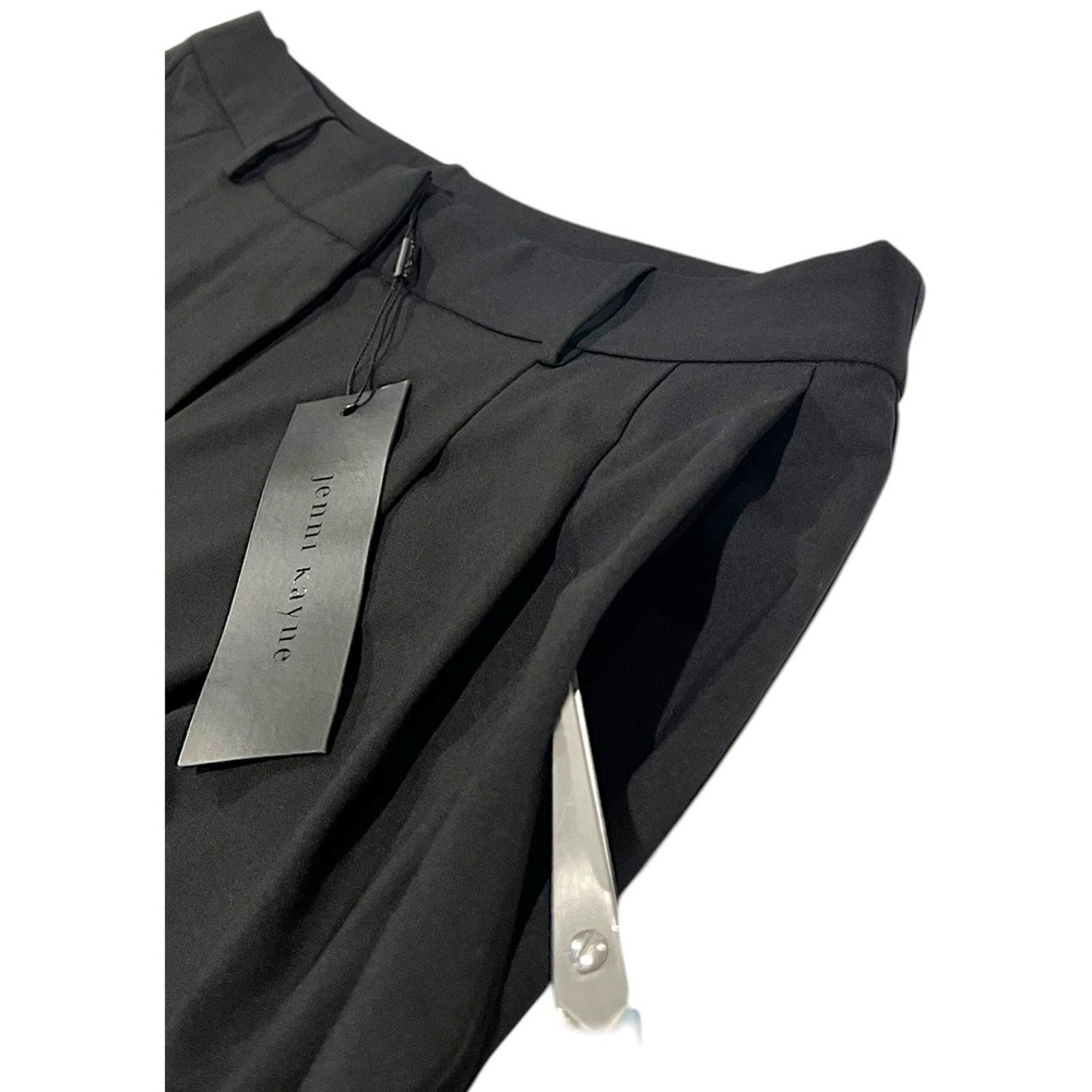 NWT Jenni Kayne Jones Trouser Wool Pants Black 12 - Picture 15 of 16